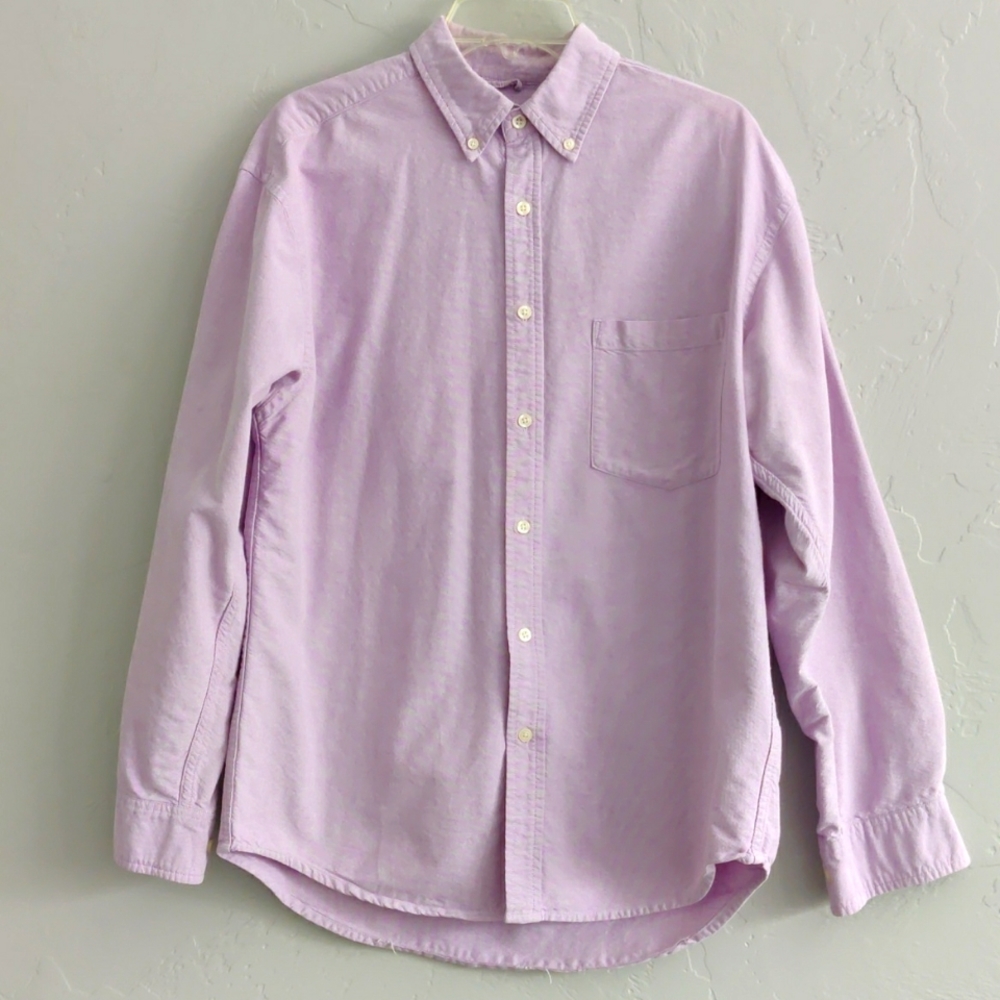 Men's Lavender Button Down M